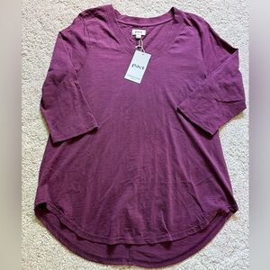 Pact Women's Long Sleeve Tee - Purple